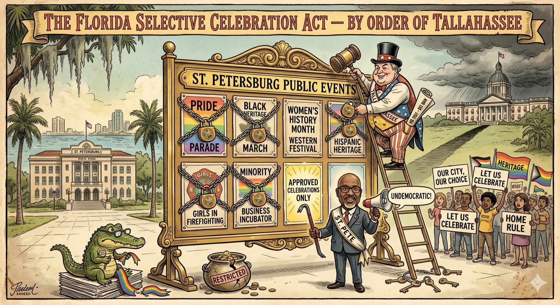 Florida Just Banned St. Pete From Funding Pride With Public Money. Mayor Welch Is Fighting Back.