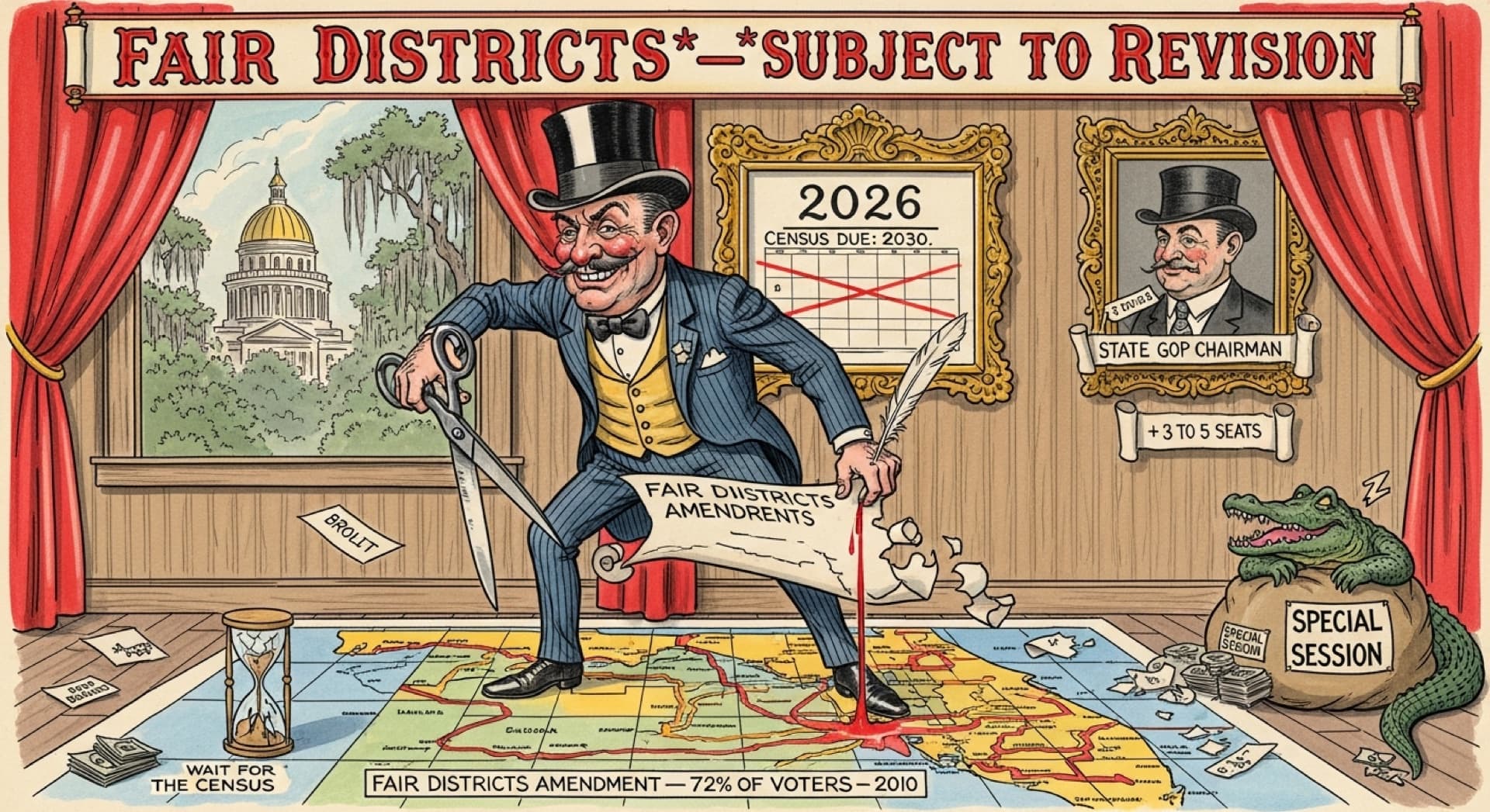 DeSantis Wants to Redraw Your Congressional District. The Census Didn't Ask Him To.