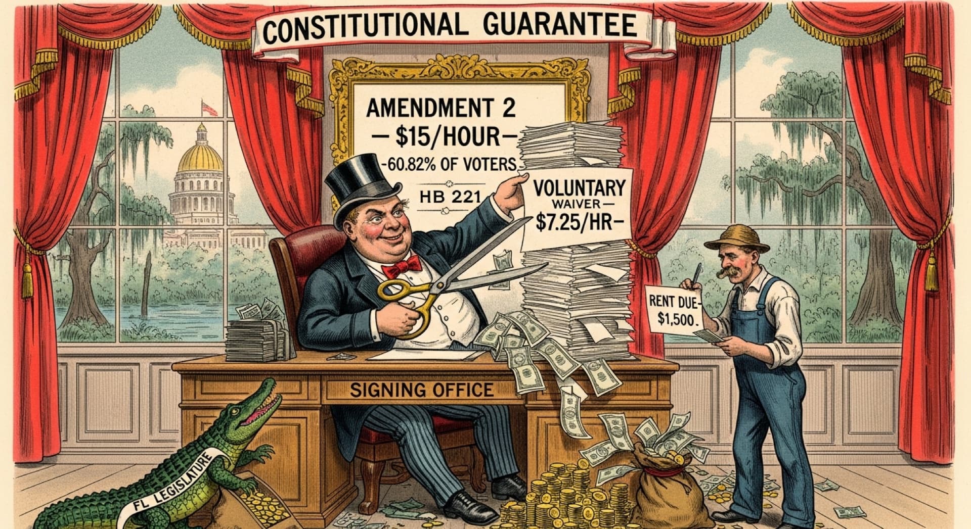 Florida Voters Said $15 Minimum Wage. The Legislature Said 'How About $7.25?'