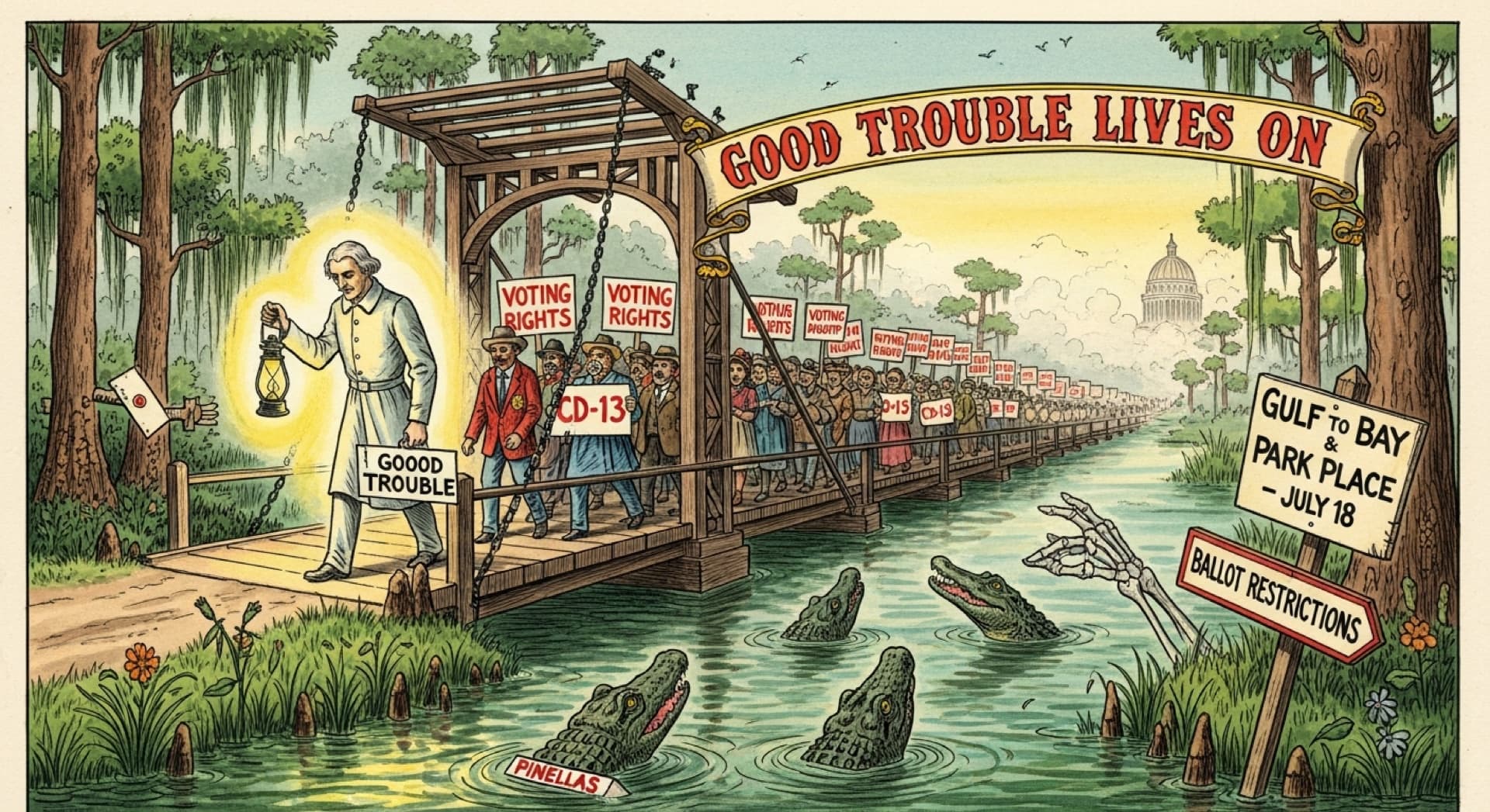 John Lewis Said Make Good Trouble. On July 18, Clearwater Takes Him Up On It.